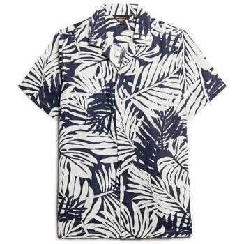 Superdry Overhemd Lange Mouw  Chemise imprimée à col ouvert en lin