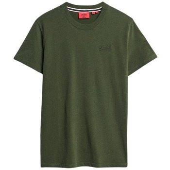 Superdry T-shirt Korte Mouw  T-shirt logo brodé Essential
