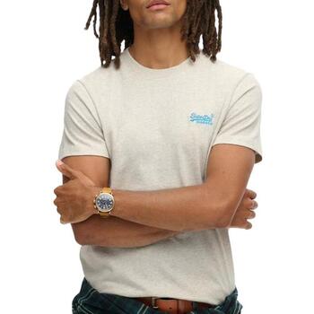 Superdry T-shirt Korte Mouw  T-shirt délavé à poche Essential