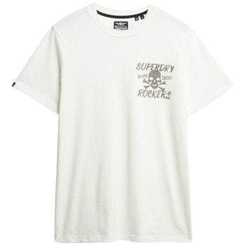 Superdry T-shirt Korte Mouw  T-shirt Black Skull