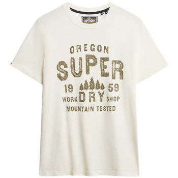 Superdry T-shirt Korte Mouw  T-shirt Work Shop