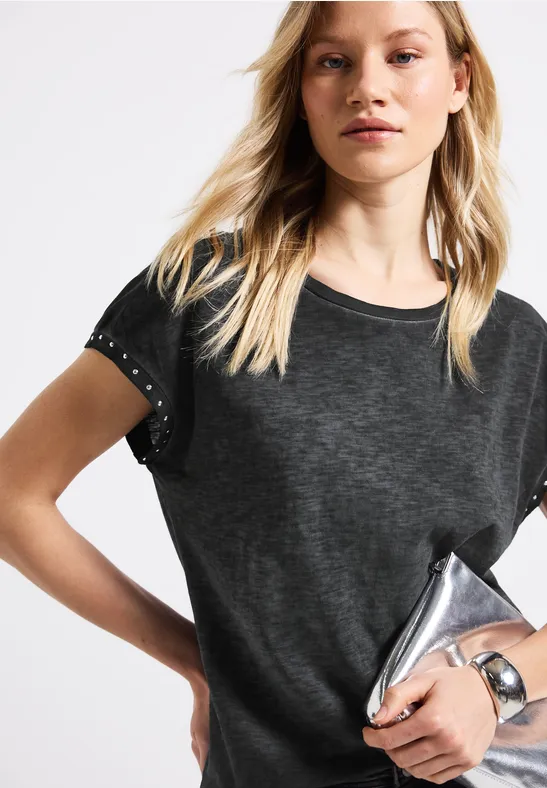 STREET ONE Shirttop met studsdetails