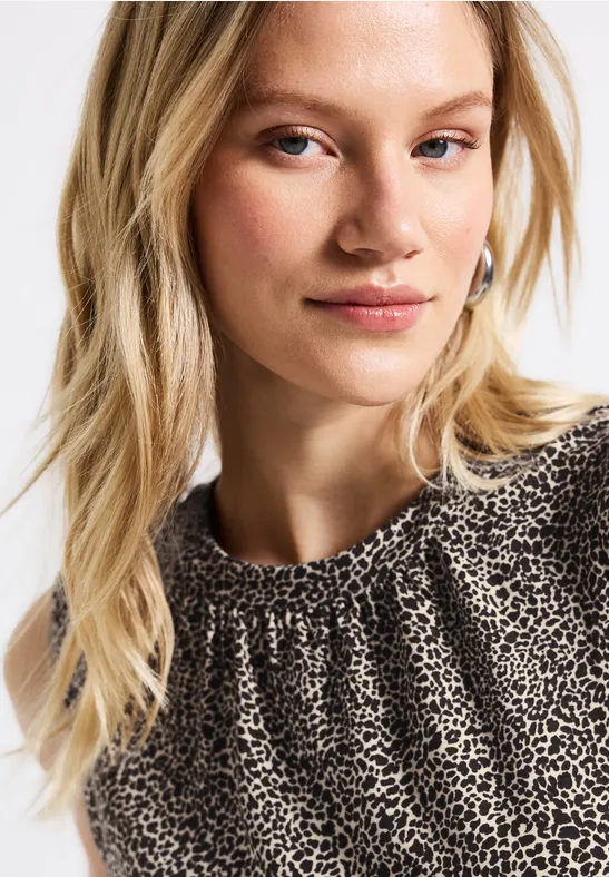 STREET ONE Top met leopatroon