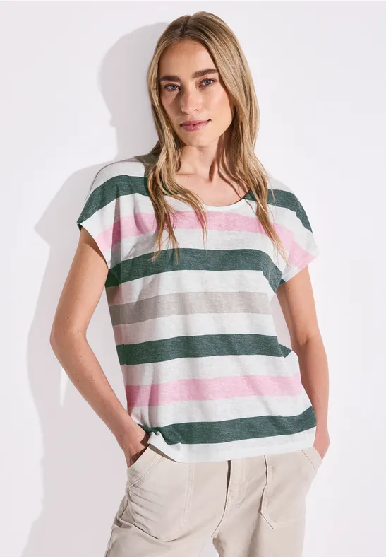 STREET ONE Shirttop met streepmotief