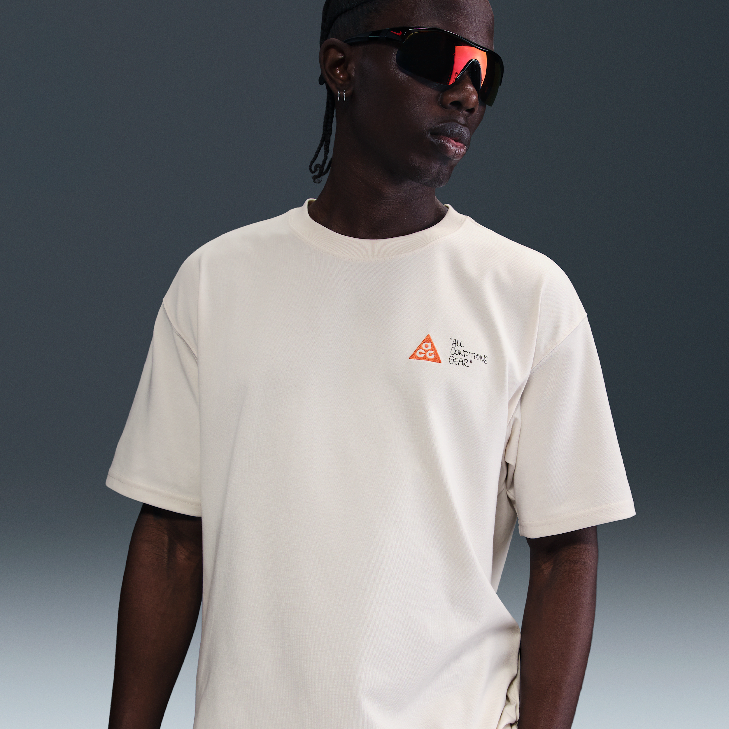 Nike ACG Guide T-Shirt, Ecru Tint
