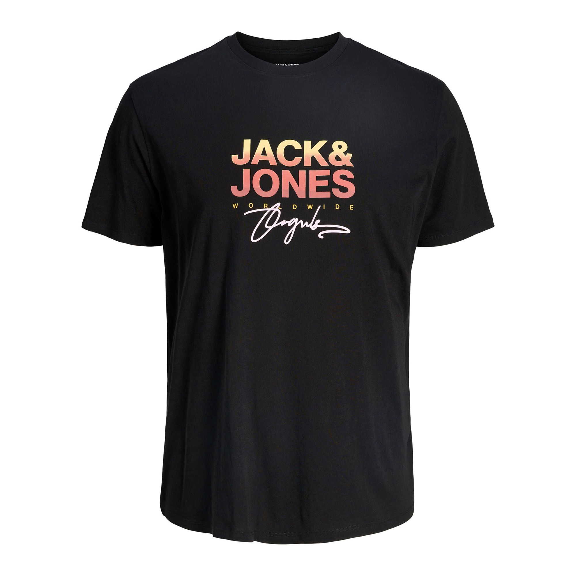Jack & Jones PlusSize Shirt met print JORCANGGU TEE SS CREW NECK FST PLS