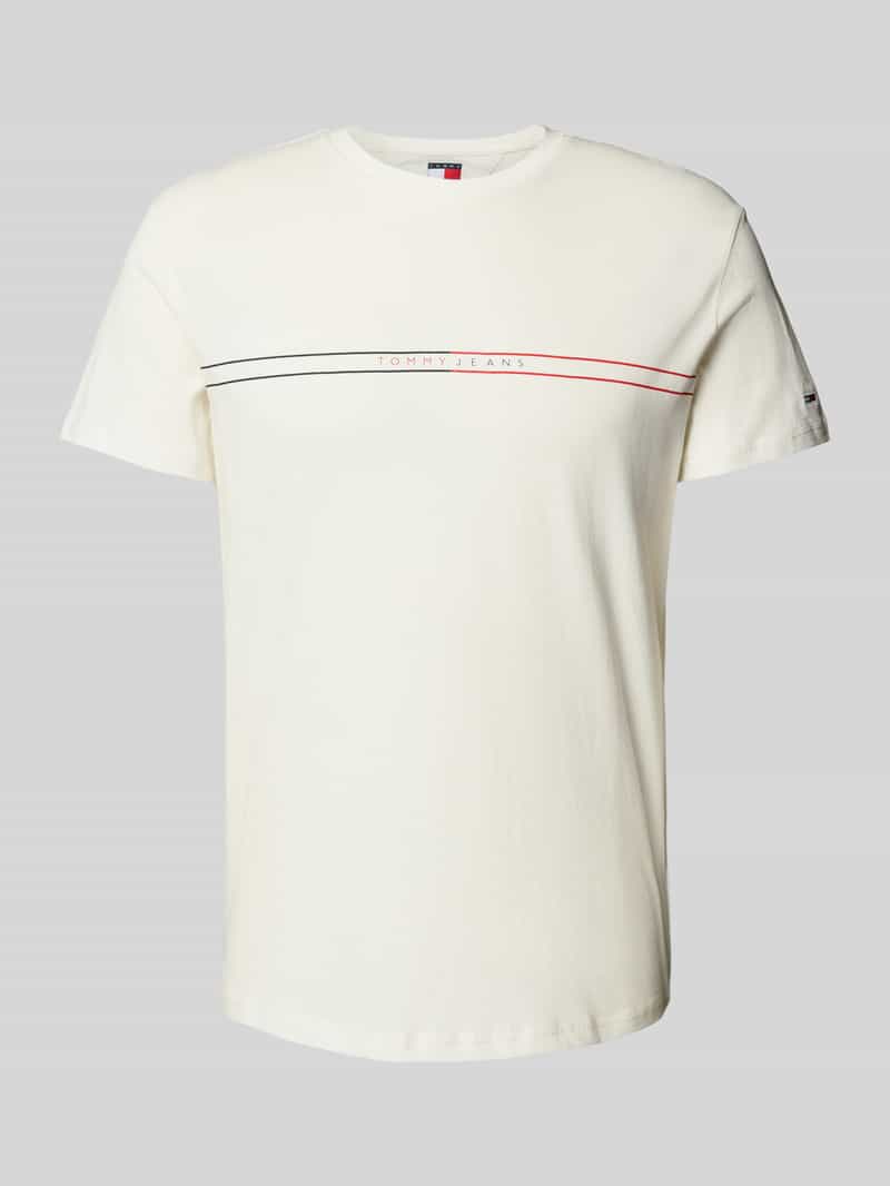 TOMMY JEANS Shirt met korte mouwen TJM SLIM ENTRY GRAPHIC TEE EXT