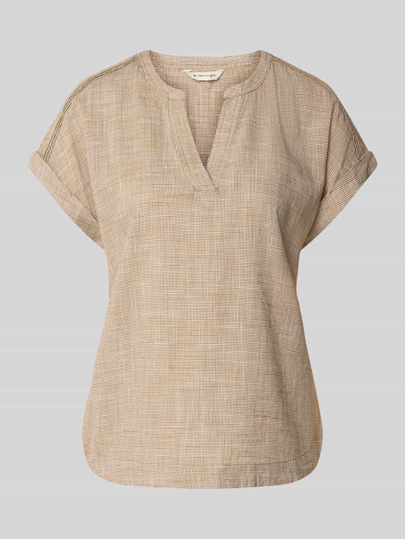 Tom Tailor Blouse met korte mouwen in tuniekstijl
