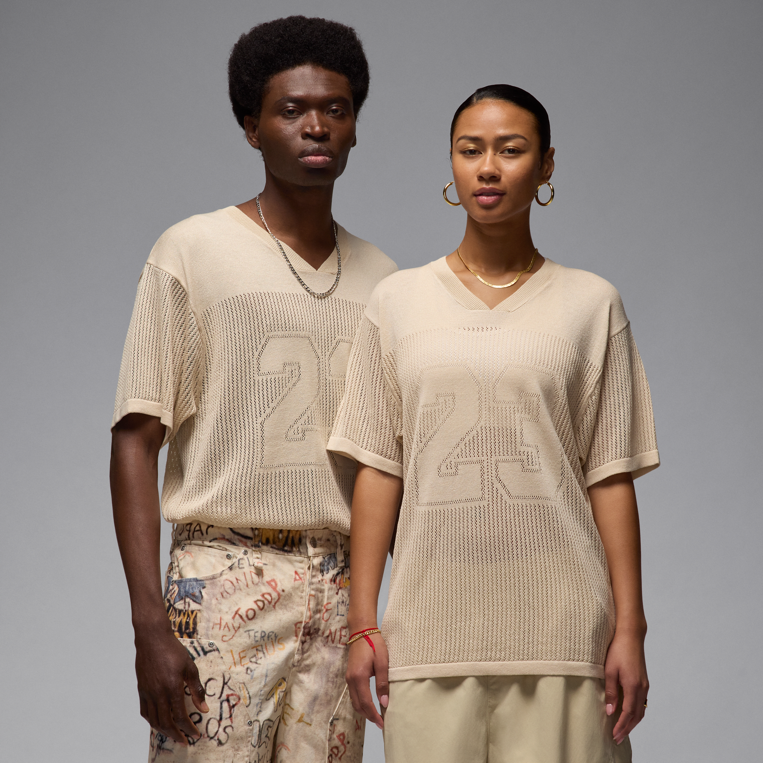 Jordan Knit Jersey, Ecru Tint