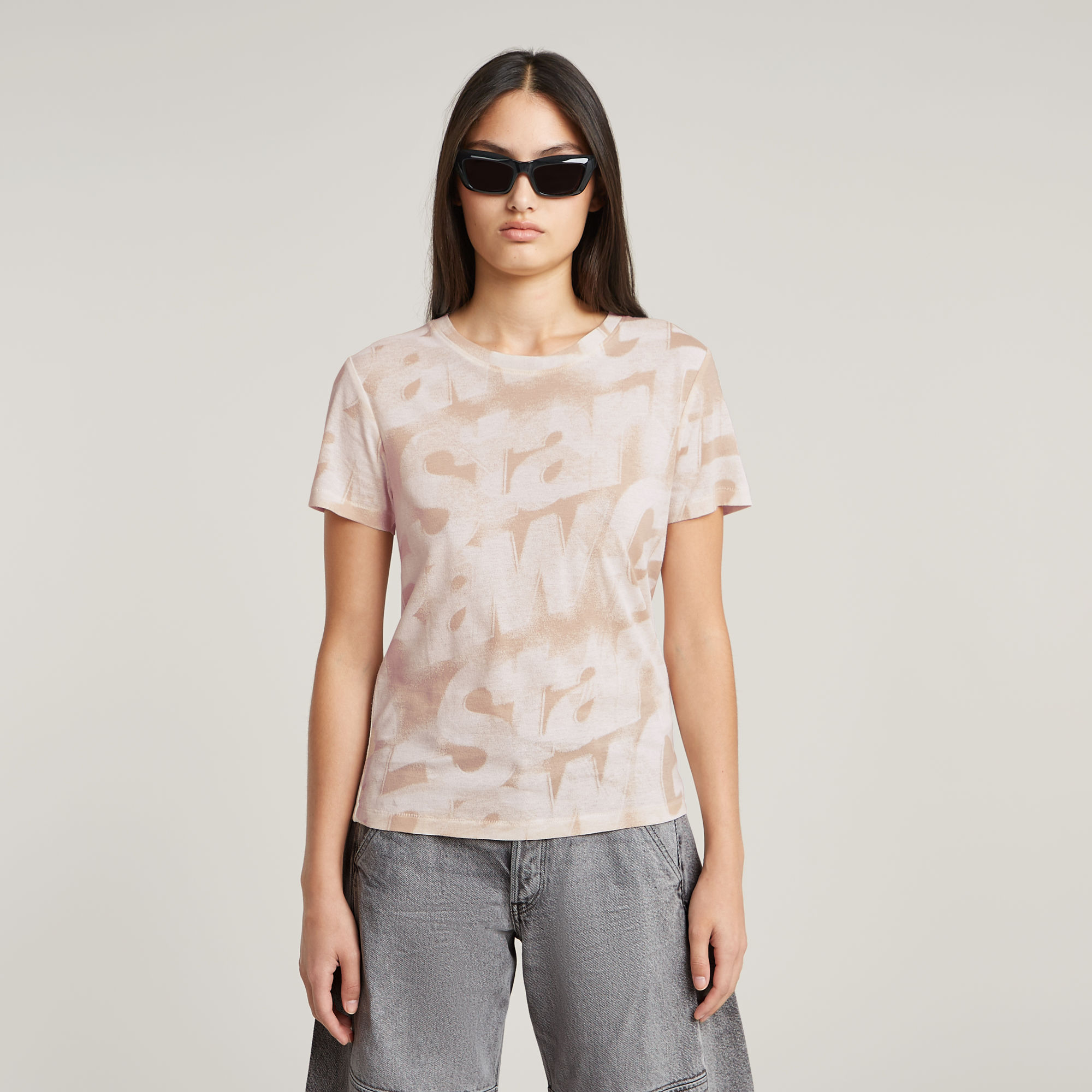 G-Star RAW Sprayed Letters T-shirt - Meerkleurig - Dames