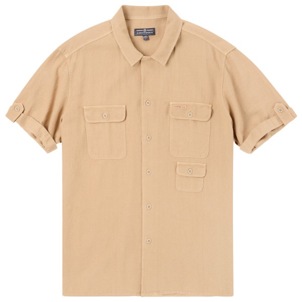 Amundsen Sports  Traveller's Linen S/S - Overhemd, beige