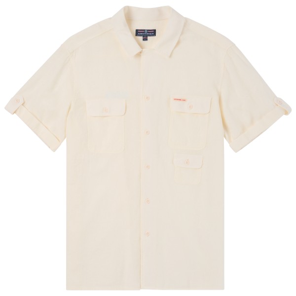Amundsen Sports  Traveller's Linen S/S - Overhemd, beige/wit