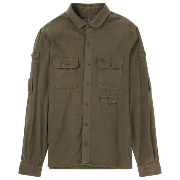 Amundsen Sports  Traveller's Linen Shirt - Overhemd, bruin