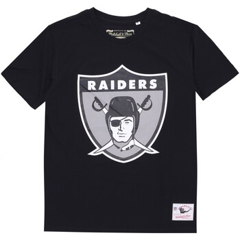 Mitchell And Ness T-shirt Korte Mouw  T-shirt Raiders NFL Logo