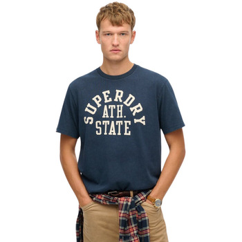 Superdry T-shirt Korte Mouw  T-shirt à motif Athletic Essential