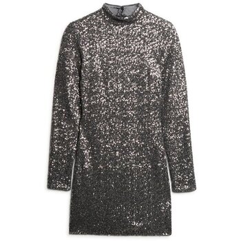 Superdry Jurk  Robe courte col montant et à sequins femme