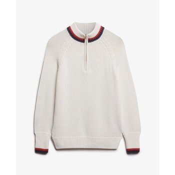 Superdry Trui  Pull col zippé et liseré femme