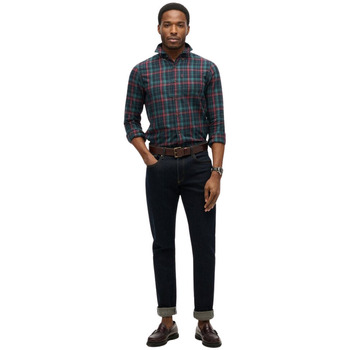 Superdry Overhemd Lange Mouw  Chemise à carreaux manches longues en coton Vintage