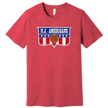 Mitchell And Ness T-shirt  T-shirt New Jersey Americans team logo traditional