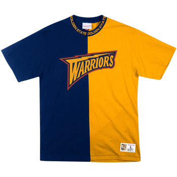 Mitchell And Ness T-shirt  T-shirt Golden State Warriors nba split color