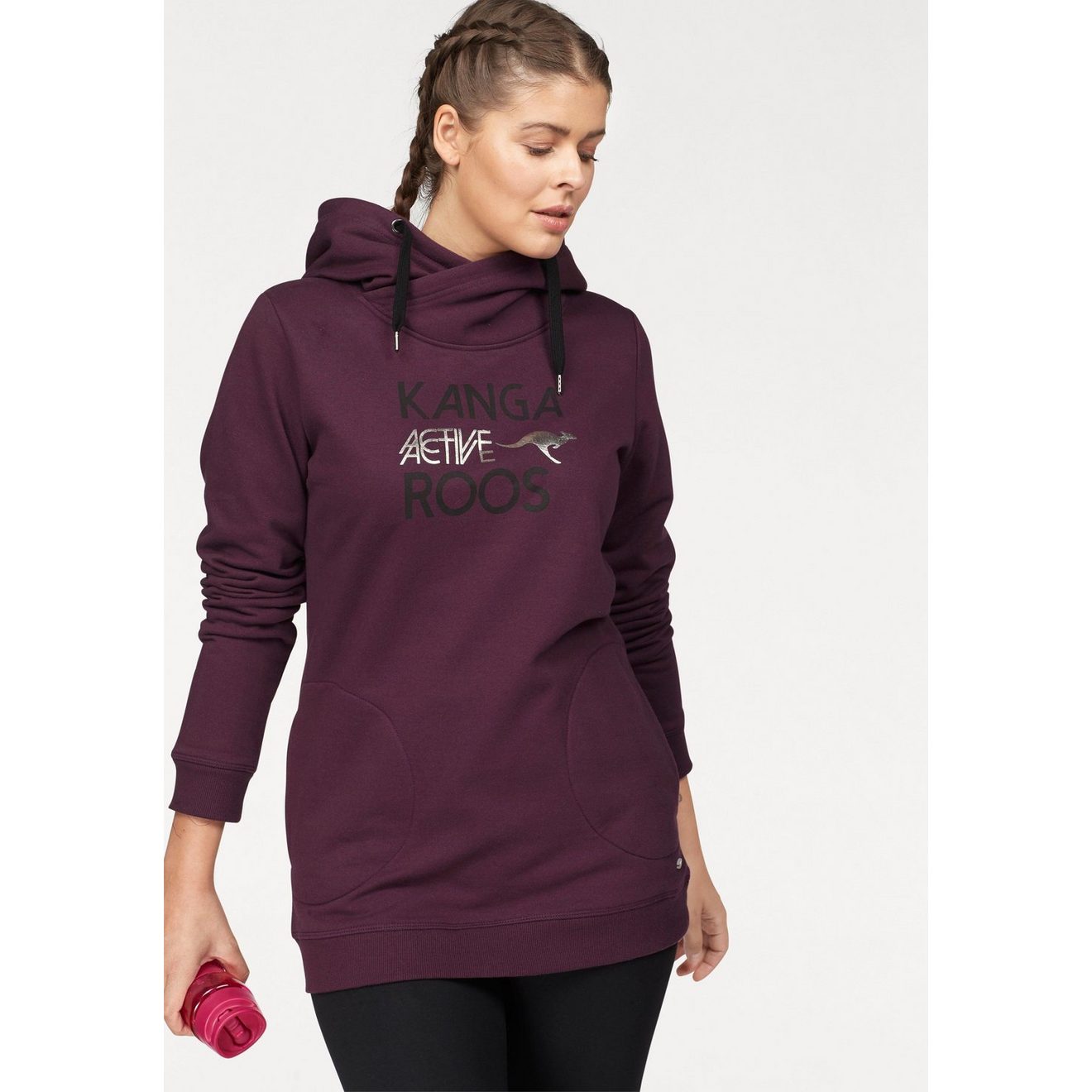 KangaROOS Sweatshirt lange mouwen, figuurvolgende pasvorm