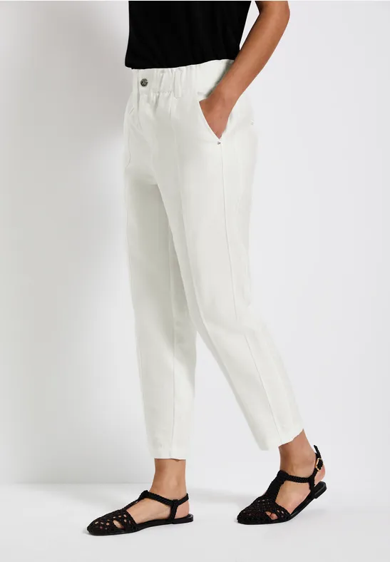 Street One Paperbag broek in casual pasvorm