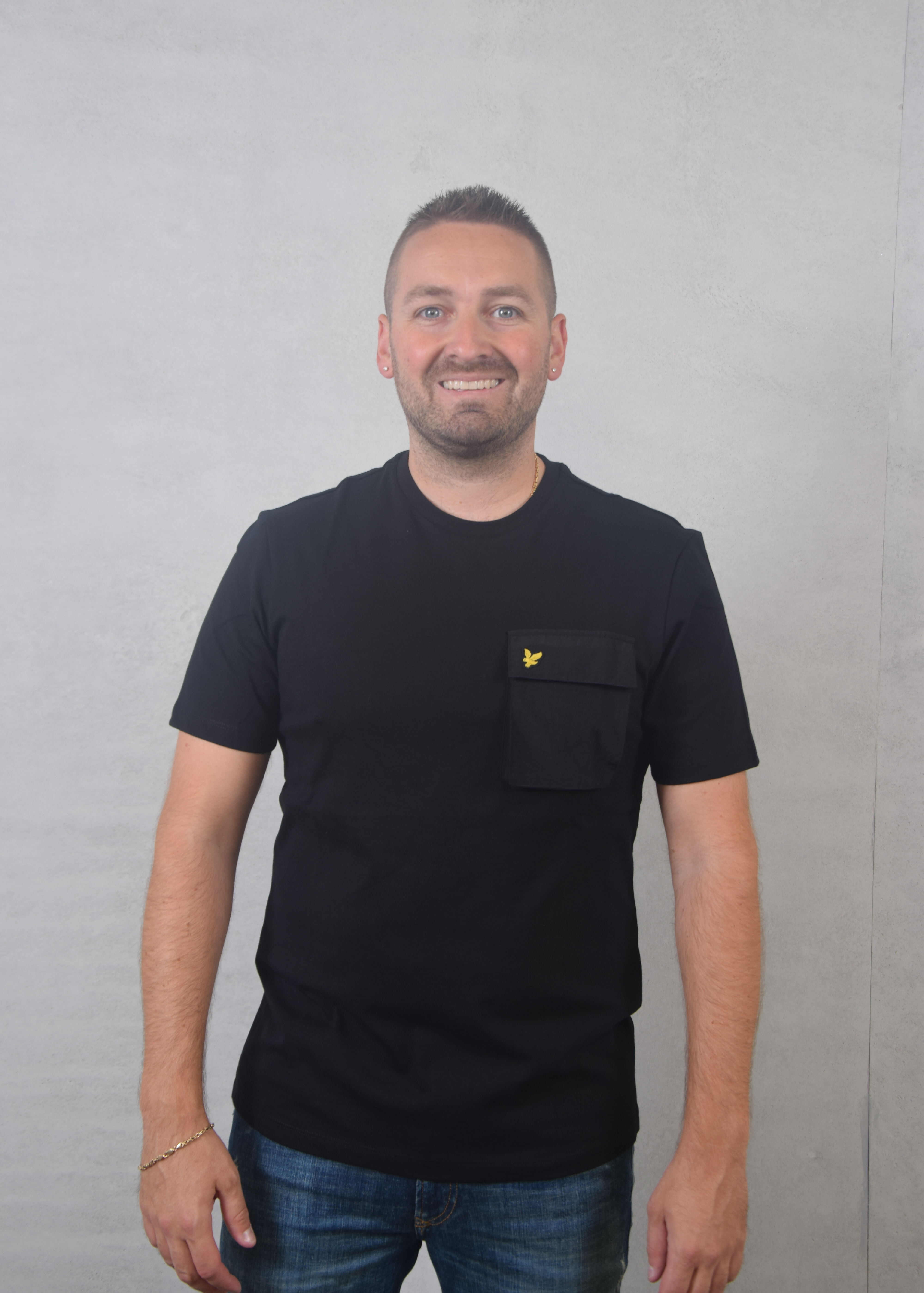 Lyle and Scott Woven pocket t-shirt