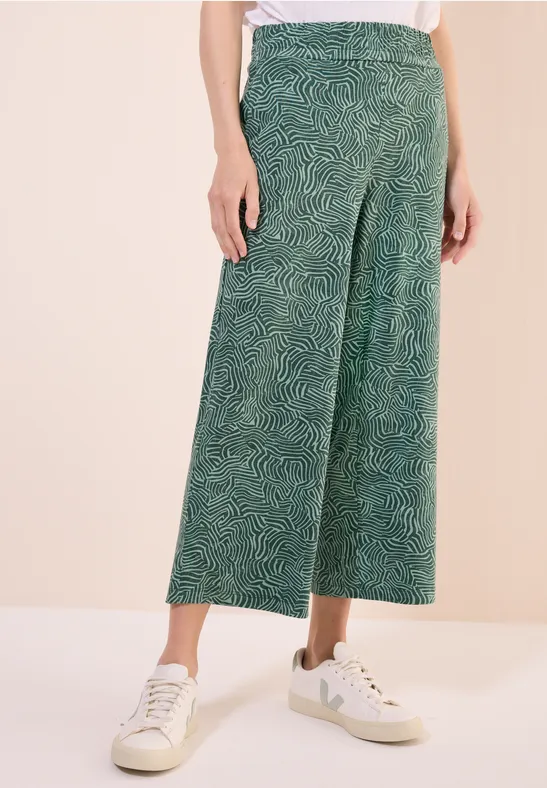 Cecil Broek met gedessineerde Wide Legs