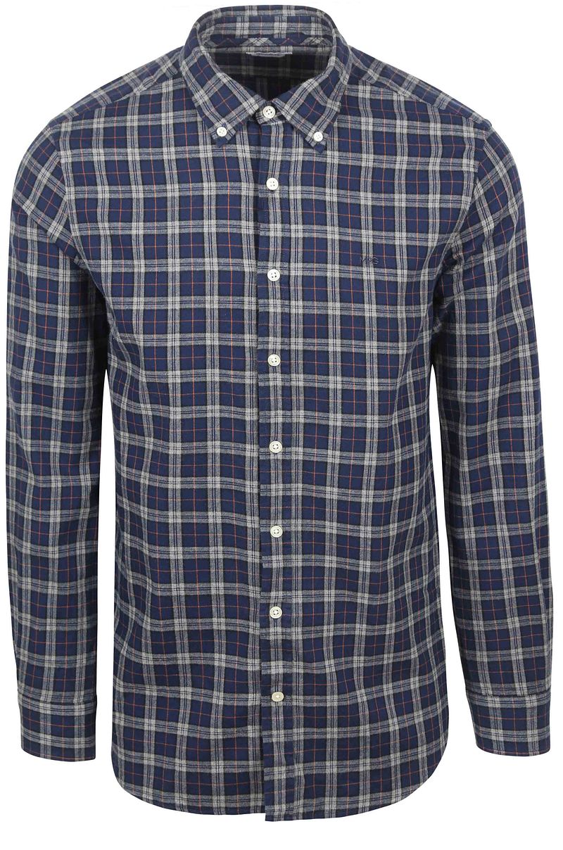 McGregor Overhemd Flanel Ruiten Navy