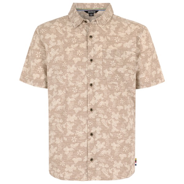 Sherpa  Tiger Floral S/S - Overhemd, beige