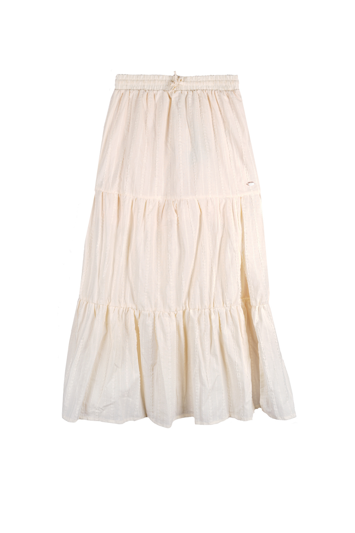 NoBell zomer maxi rok meisjes - ivoor wit - split - Nael