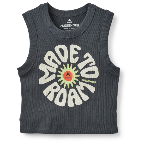Passenger  Women's Easy Days Ribbed Graphic Vest - Top, grijs