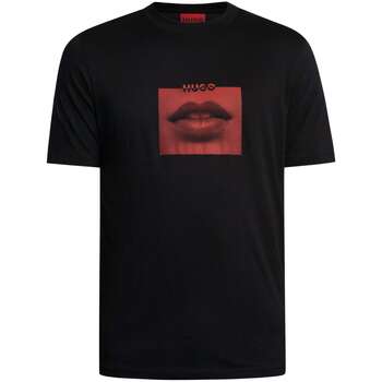 Boss T-shirt Korte Mouw  Deterni Lips Grafisch T-shirt