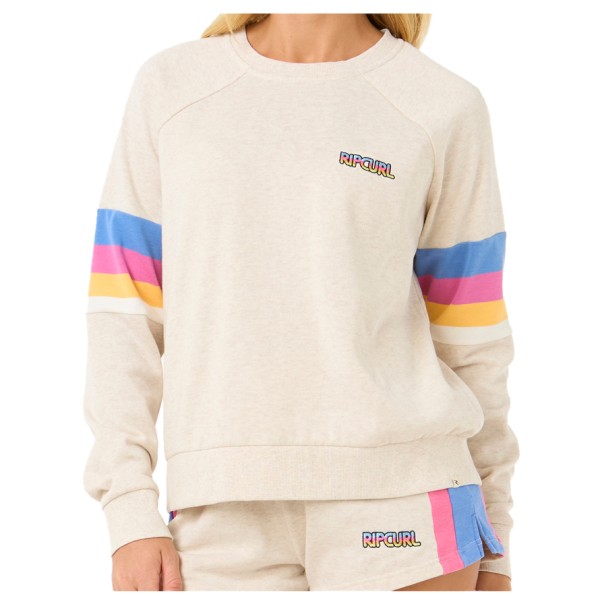 Rip Curl  Women's Las Dalias Raglan Crew - Trui, wit/beige
