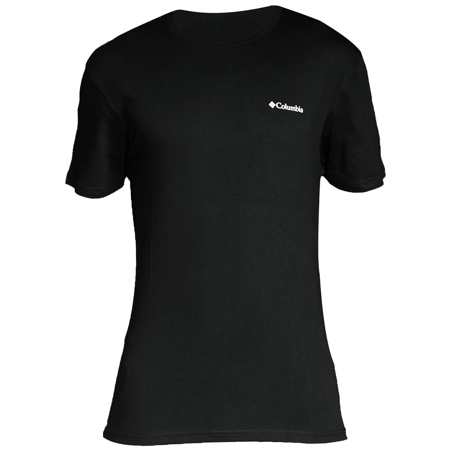 Columbia CSC Basic Logo SS Tee, zwart T-shirt voor heren L zwart