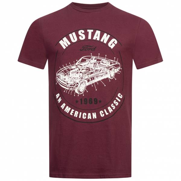Lizenz MUSTANG American Classic FORD Heren T-shirt POMTS067MAR