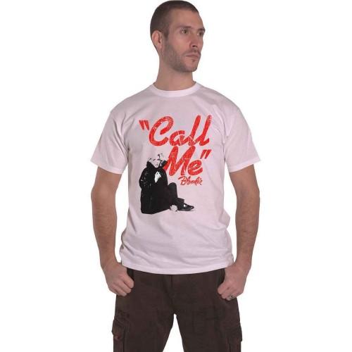 Blondie Unisex volwassene Bel me T-shirt XL wit