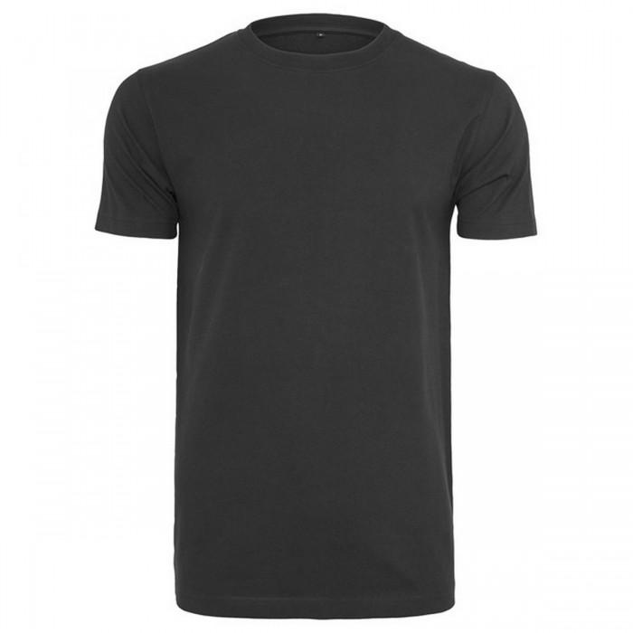 Build Your Brand Bouw uw merk katoenen slank T-shirt voor heren XS zwart