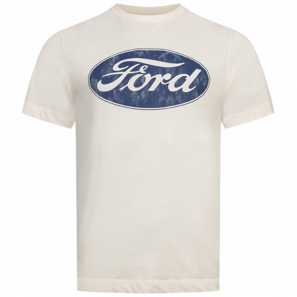 Lizenz FORD Logo Heren T-shirt POMTS068NAT