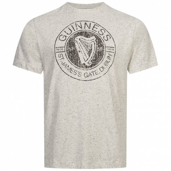 Lizenz GUINNESS James Gate Emblem Heren T-shirt POMTS214ECR