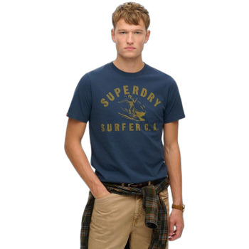 Superdry T-shirt Korte Mouw  T-shirt Lo-fi Outdoor Relaxed