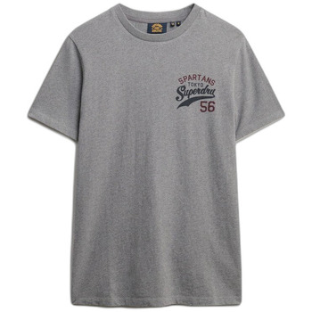 Superdry T-shirt Korte Mouw  T-shirt Athletic Relaxed