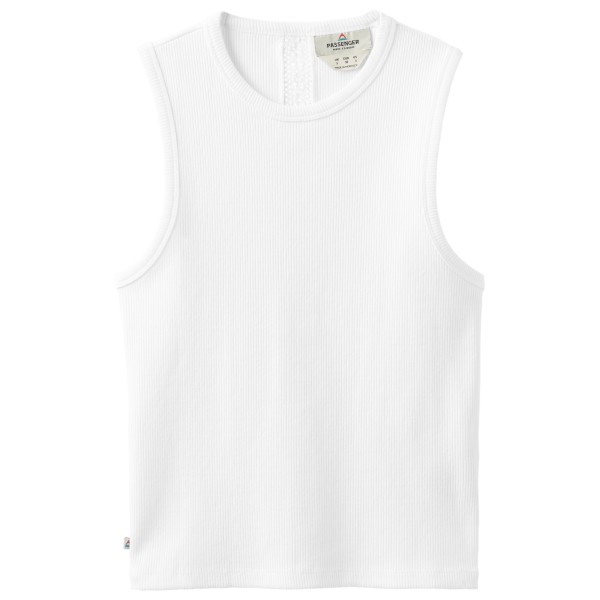 Passenger  Women's Atmos Ribbed Tank Vest - Top, wit