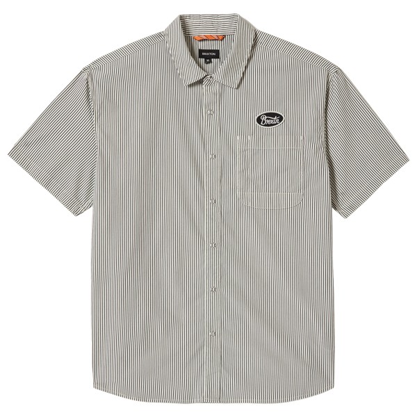 Brixton  Builders Auto S/S - Overhemd, grijs