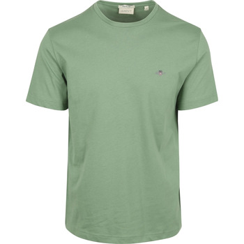 Gant T-shirt  T-shirt Shield Logo Groen