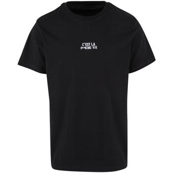 Mister tee T-shirt Korte Mouw  T-shirt C'est La F**king Vie EMB