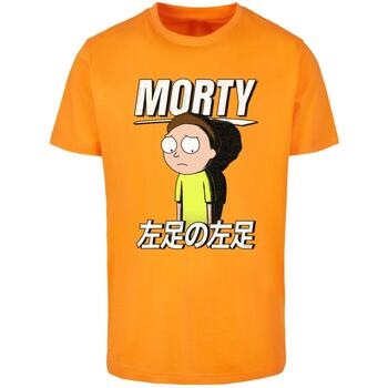Merchcode T-shirt Korte Mouw  T-shirt Rick And Morty Sad Morty