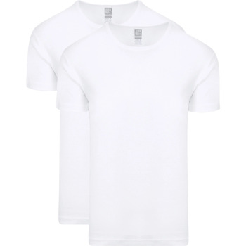 Alan Red T-shirt  Copenhagen T-shirt O-Hals Wit 2-Pack