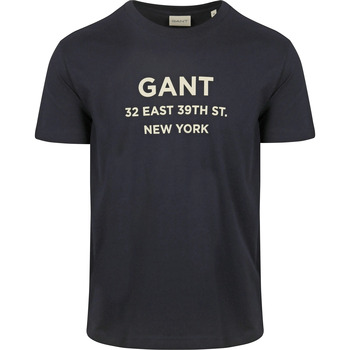 Gant T-shirt  T-shirt Graphic Logo Navy