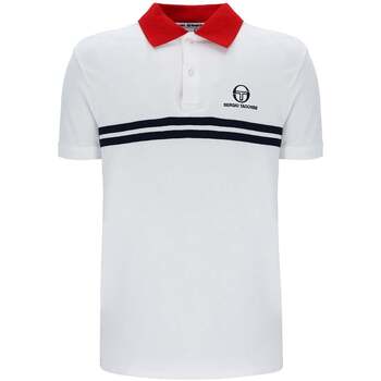 Sergio Tacchini T-shirt  Supermac MK2 Polo Shirt White/Adrenaline Rush